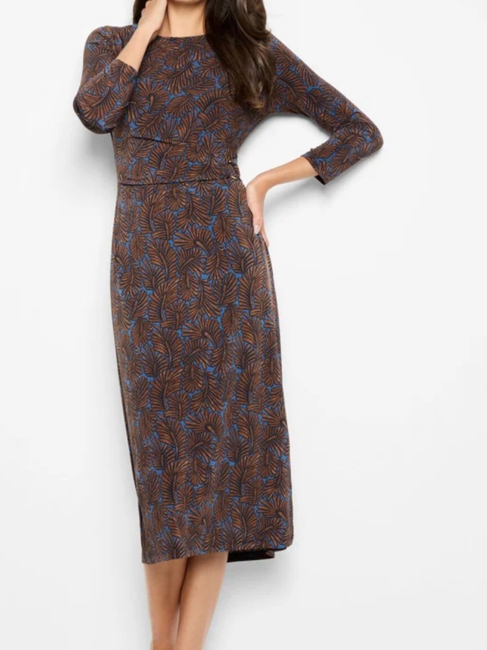 NIC+ZOE Printed Midi Dress XXL NWT